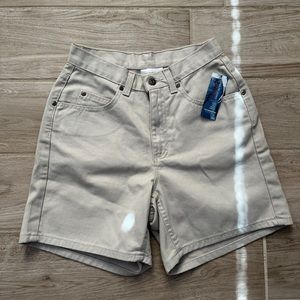 LizWear khaki denim shorts